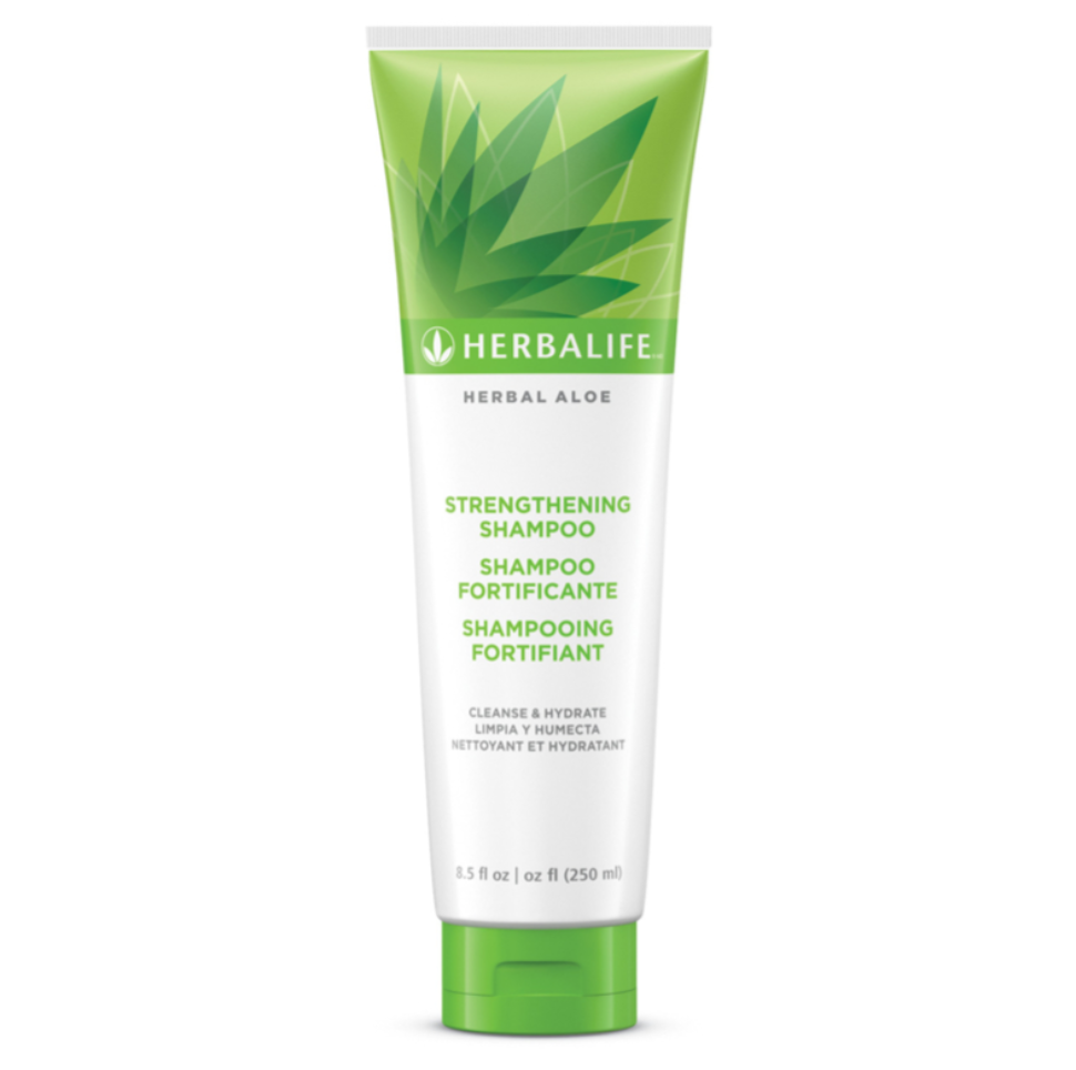 Herbal Aloe Strengthening Shampoo – Aloe Vera Hydrolyzed Wheat Protein
