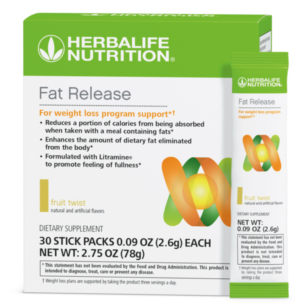 Herbalife Fat Release Fruit Twist – 30 Stick Packs 