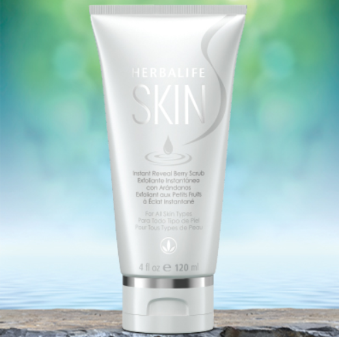 Herbalife SKIN Instant Reveal Berry Scrub – Niacinamide Aloe Berry Seeds
