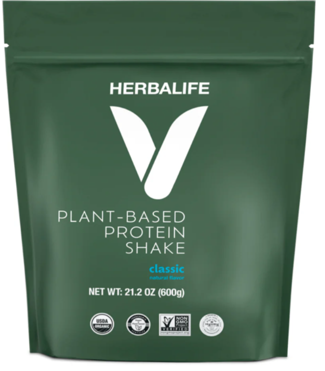 Herbalife V Plant-Based Protein Shake – Classic, 20 Servings (Non-California States)